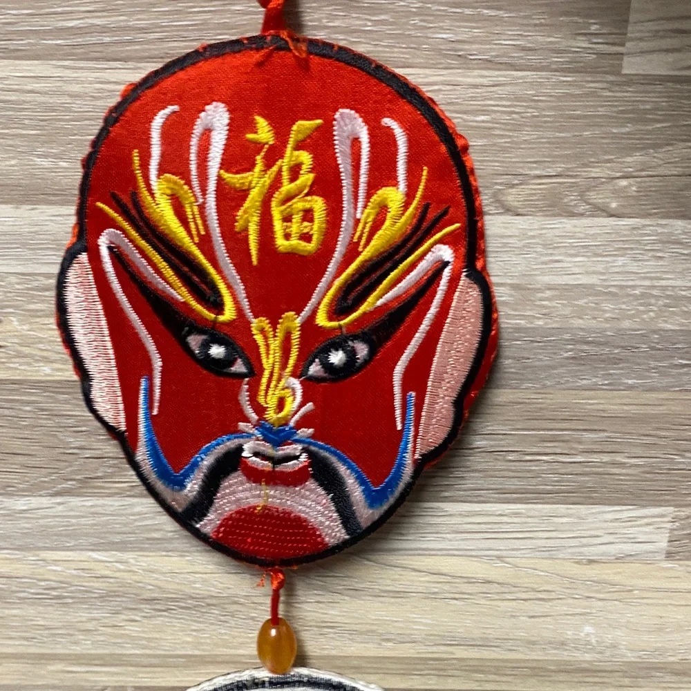 Chinese Mask Opera Colorful Mask Wall Hanging Decor traditional Chinese mask